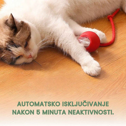 Pametna i interaktivna loptica za vašu mačku – Puni se putem USB-a