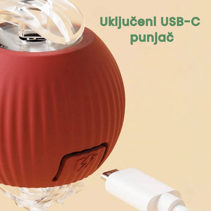Pametna i interaktivna loptica za vašu mačku – Puni se putem USB-a