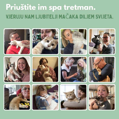 Višenamjenska parna četka 4‑u‑1 za mačke
