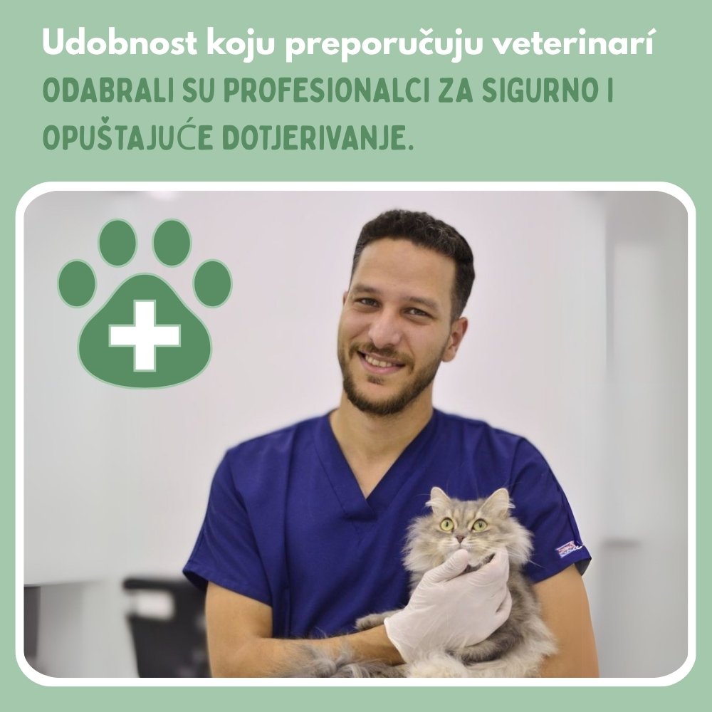 Višenamjenska parna četka 4‑u‑1 za mačke
