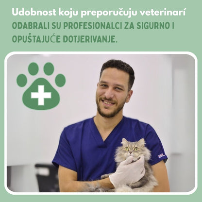 Višenamjenska parna četka 4‑u‑1 za mačke