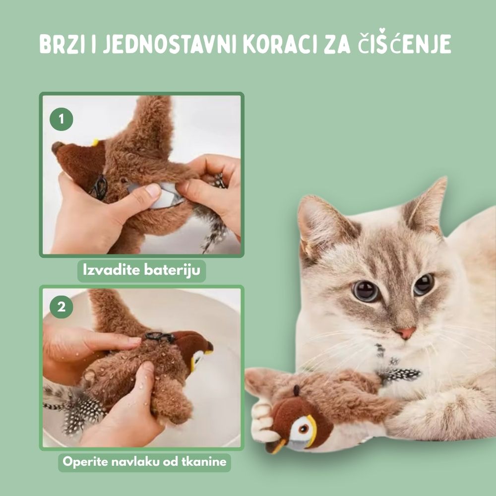 Interaktivna igračka ptica za mačke